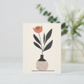 Dot dot bloem #013 briefkaart (Staand voorkant)