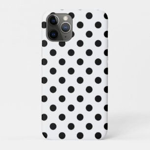 Dot Dot Dot White & Black Polka iPhone 11 Pro Hoesje