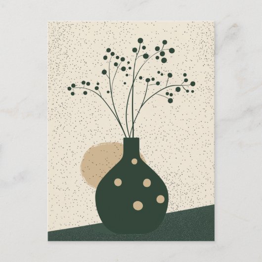 Dot Dot Flower #017 Briefkaart (Voorkant)