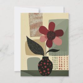 Dot Dot Flower #020 Briefkaart