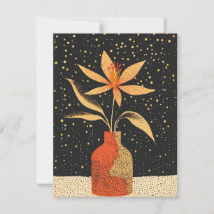 Dot Dot Flower #025 Briefkaart