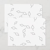 Dot, Dove Grey Briefkaart (Voorkant / Achterkant)