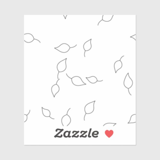 Dot, Dove Grey Custom-Cut Vinyl Sticker (Vel)
