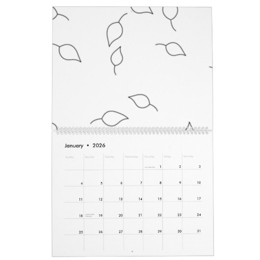 Dot, Dove Grey Kalender (Jan 2026)