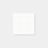 Dot-Grid/Bullet 3x3 (zwarte Stippen) Post-it® Notes (Voorkant)