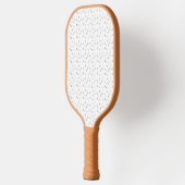 Dot, grijze nikkel pickleball paddle (Links)