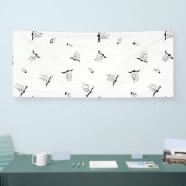 Dot, grijze nikkelbanner spandoek (Beurs)