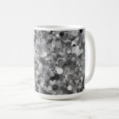 Dot gris 15 oz de Mug (Devant droit)