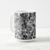 Dot gris 15 oz de Mug (Devant gauche)
