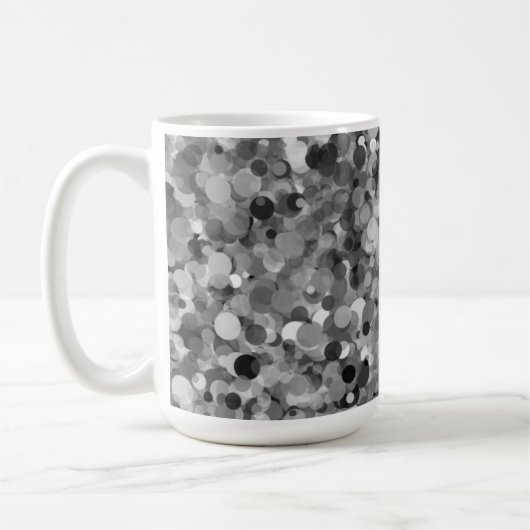 Dot gris 15 oz de Mug (Gauche)
