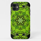 Dot Mandala Flower Green Case-Mate iPhone Case (Achterkant)