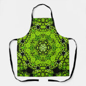 Dot Mandala Flower Green Schort (Voorkant)