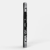 Dot Mandala Flower Grey and Black Case-Mate iPhone Case (Achterkant/rechts)