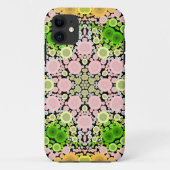 Dot Mandala Flower Yellow Green and Pink Case-Mate iPhone Case (Achterkant)