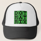 Dot Matrix, Patroonarray Trucker Pet (Voorkant)