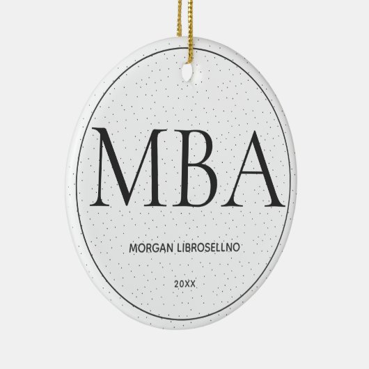 Dot MBA Afstuderen Keramisch Ornament (Rechts)