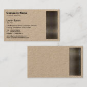 Dot Motif (Kraft) Visitekaartje (Voorkant / Achterkant)