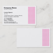 Dot Motif - Roze Visitekaartje (Voorkant / Achterkant)