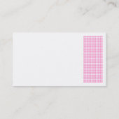 Dot Motif - Roze Visitekaartje (Achterkant)