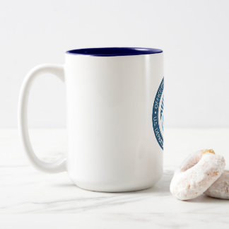 DOT-OIG-Mok Tweekleurige Koffiemok