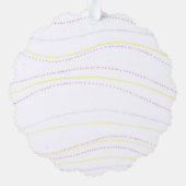 Dot, papier Ornament Kaart (Achterkant)