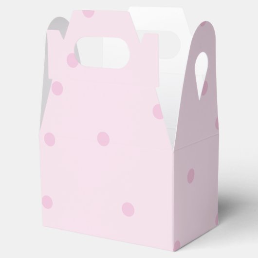 Dot Pattern Favor Box Bedankdoosjes (Geopend)