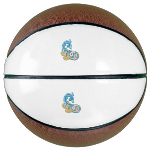 Dot, Sherpa Blue, Golden Sand Design Basketbal