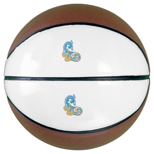 Dot, Sherpa Blue, Golden Sand Design Basketbal (Voorkant)