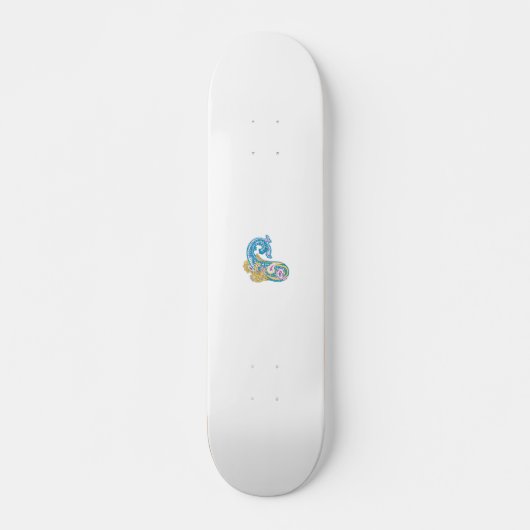 Dot, Sherpa Blue, Golden Sand Design Skateboard (Voorkant)