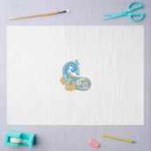 Dot, Sherpa Blue, Golden Sand Design Tissuepapier (Craft)