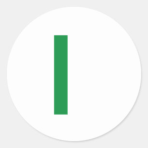 Dot Stickers Vlag van Italië Italiaans il Tricolor