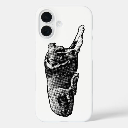 Dot-Texture Dog Case (Achterkant)