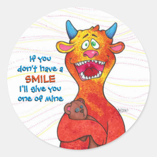 Dot the Monster, autocollant
