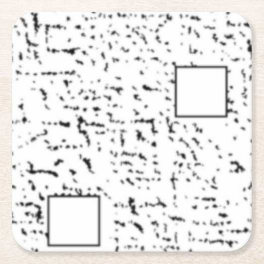 Dot, Vampire Grey Paper Coaster Vierkante Kartonnen Onderzetter (Voorkant)