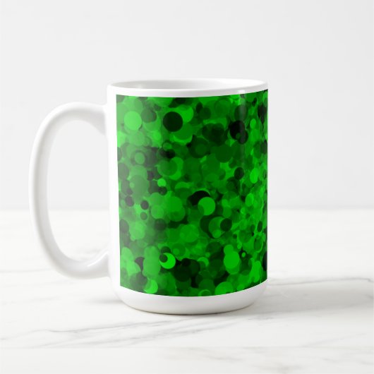 Dot vert Mug 15 oz (Gauche)