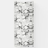 Dot, zwarte Koe banner (Verticaal)