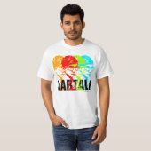 Dotcom graphique 3A de T-shirt de visage de (Devant entier)