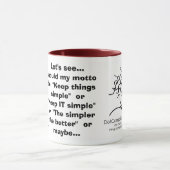 DotComplicated(TM) - ze maakt dingen ingewikkeld! Mok (Midden)