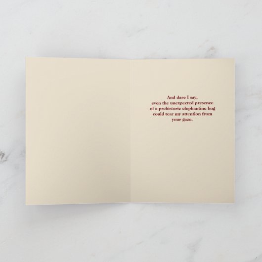 Doth bezit een kwaliteit meest vreemd & uitzonderl kaart (Binnen)