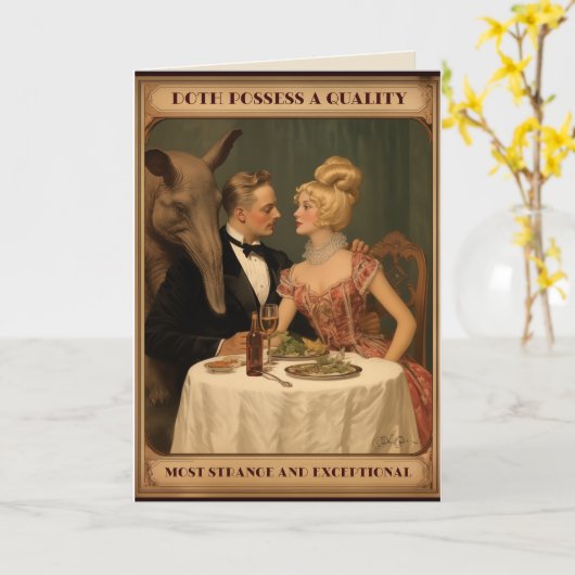 Doth bezit een kwaliteit meest vreemd & uitzonderl kaart (Gele Bloem)