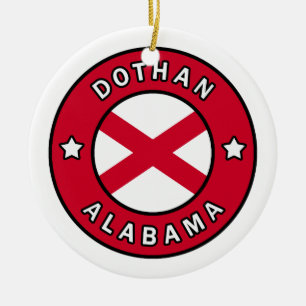 Dothan Alabama Keramisch Ornament