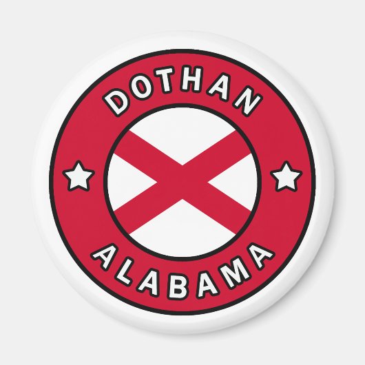 Dothan Alabama Magneet (Voorkant)