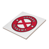 Dothan Alabama Tegeltje (Zijkant)