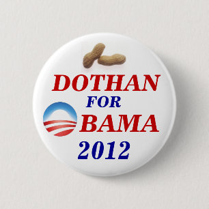 Dothan voor Obama Ronde Button 5,7 Cm