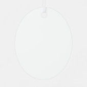 Doting Father-Ornament Metalen Ornament (Achterkant)