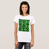 Dotmatrix, patroonarray t-shirt (Voorkant volledig)