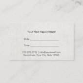 Dots d'argent moderne salon de beauté rendez-vous (Dos)