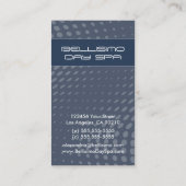 Dots demi-tons modernes Cartes de visite personnal (Dos)