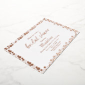 Dots d'or Motif Mariage Foil Pressing Invitation (Rotation)