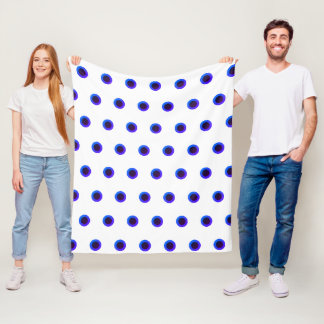 dots Fleece Blanket Deken